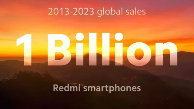 Xiaomi 1 Milliarde Redmi Smartphones