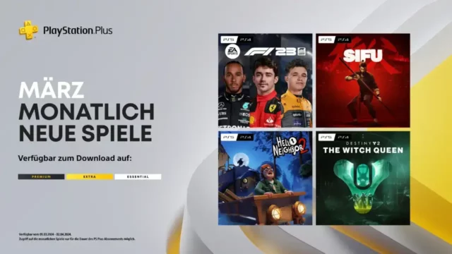 PlayStation Plus Essential März 2024