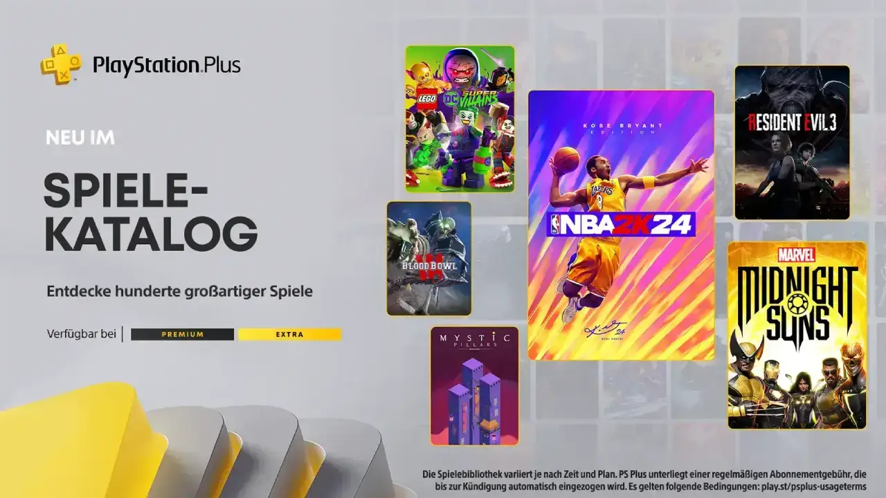 PlayStation Plus Extra Premium März 2024