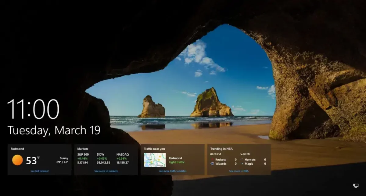 Windows 11 Widgets Sperrbildschirm