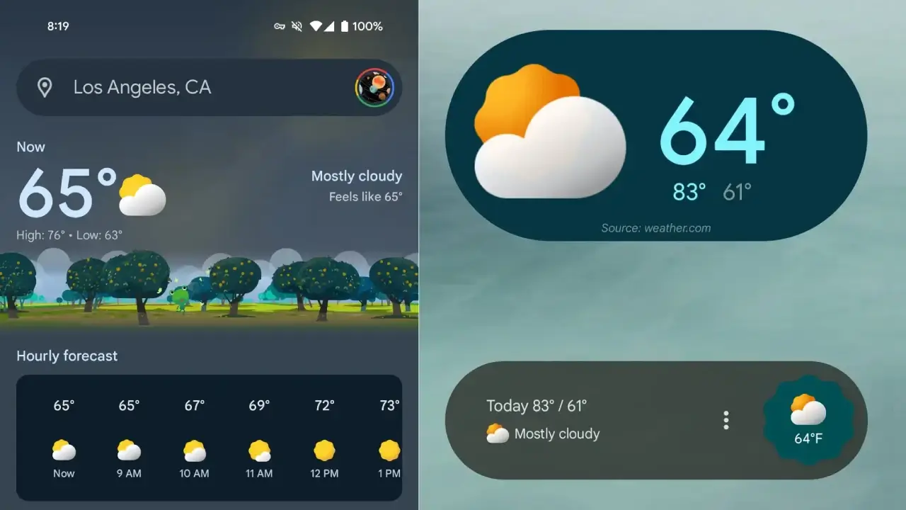 New Google Weather Icons
