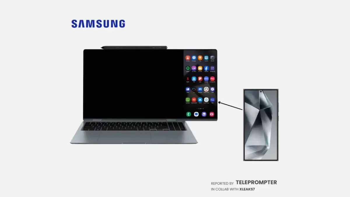 Samsung Laptop with rollable Display