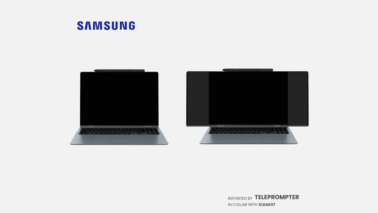 Samsung Laptop with rollable Display