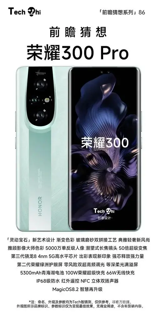 Honor 300 Pro Render