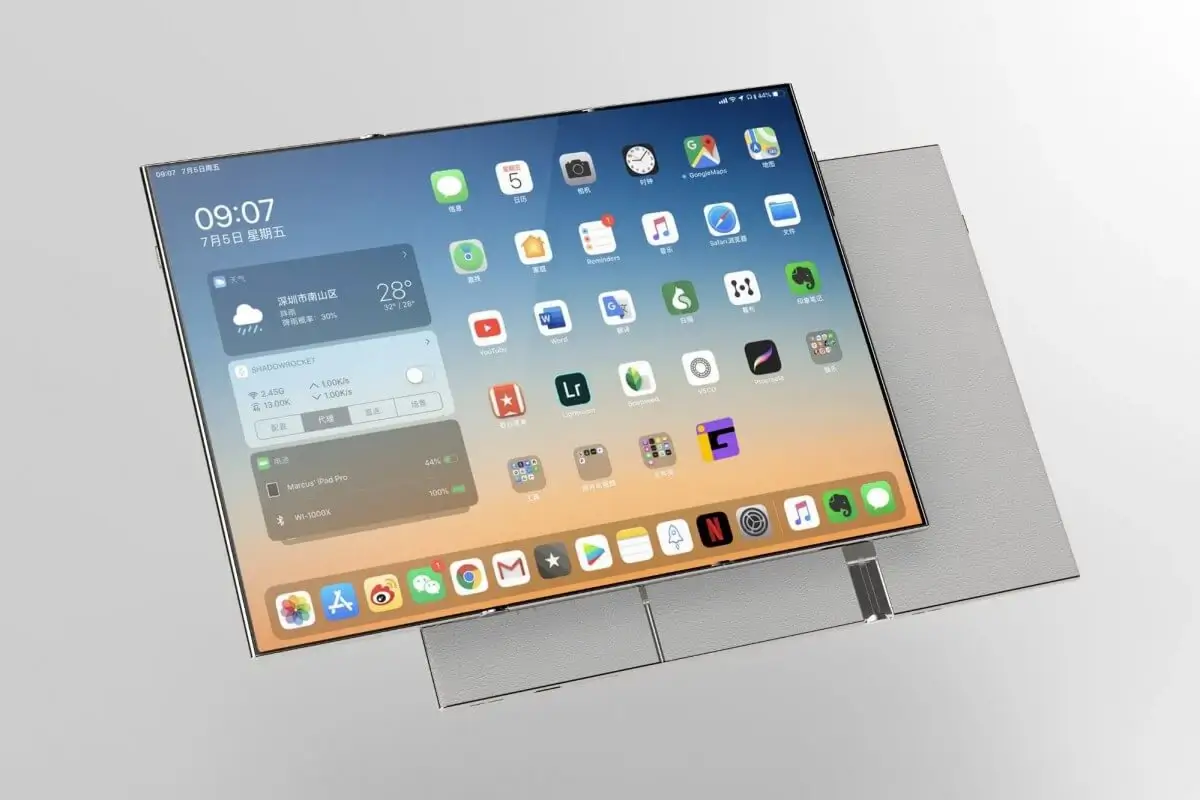 Oppo Tri-Foldable Render