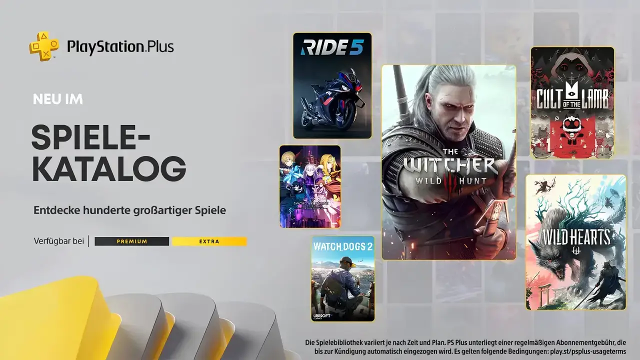 PlayStation Plus Extra Premium August 2024