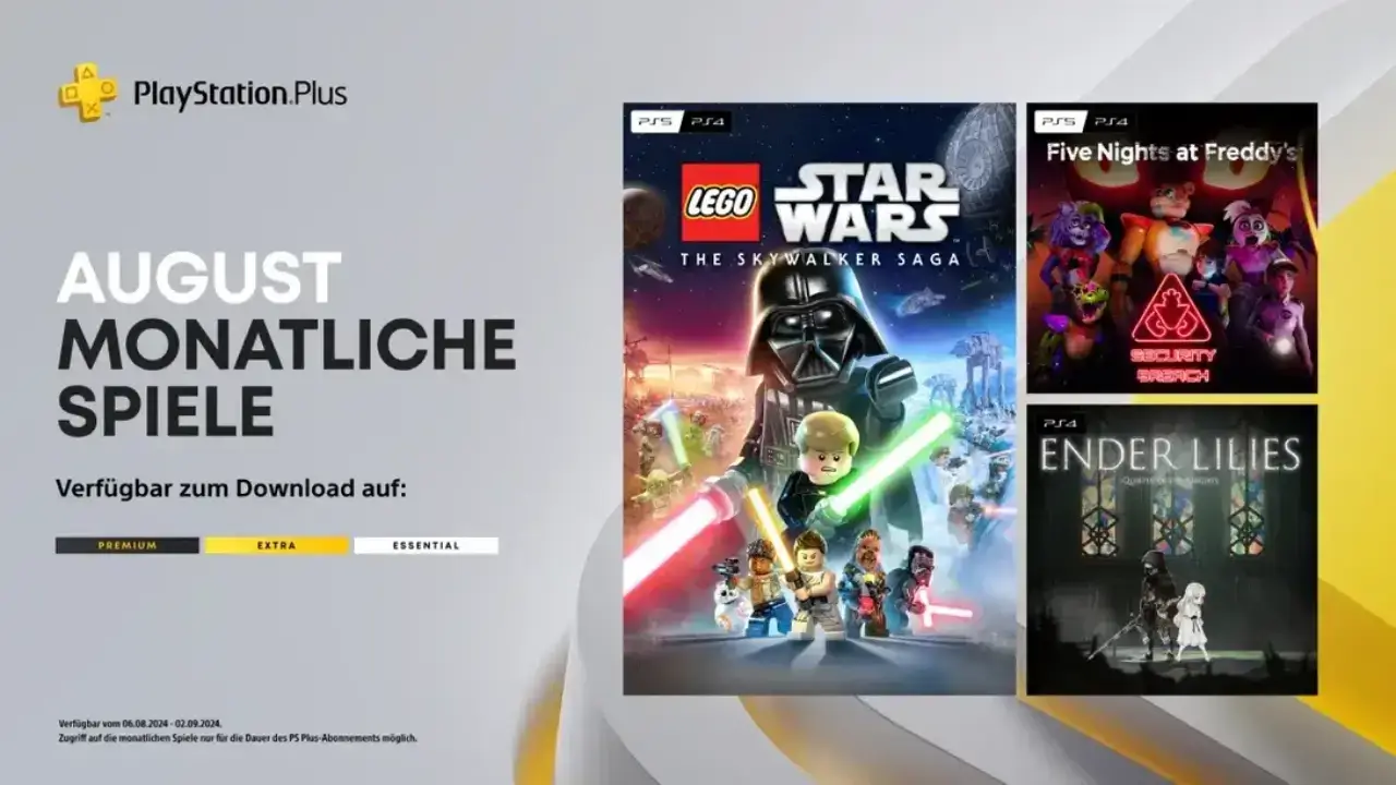 PlayStation Plus Spielekatalog August 2024