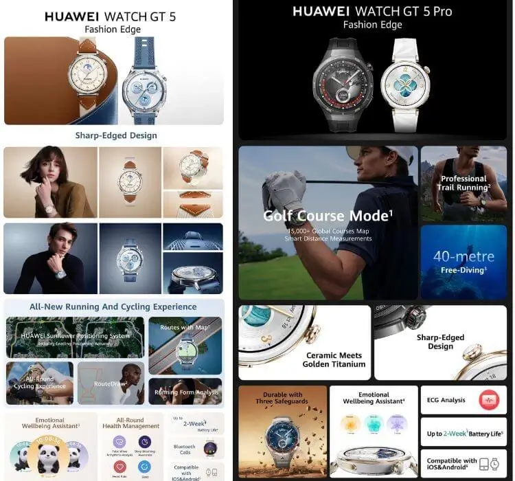 Huawei Watch GT 5-Series Specs