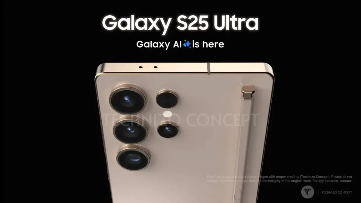 Samsung Galaxy S25 Ultra Render