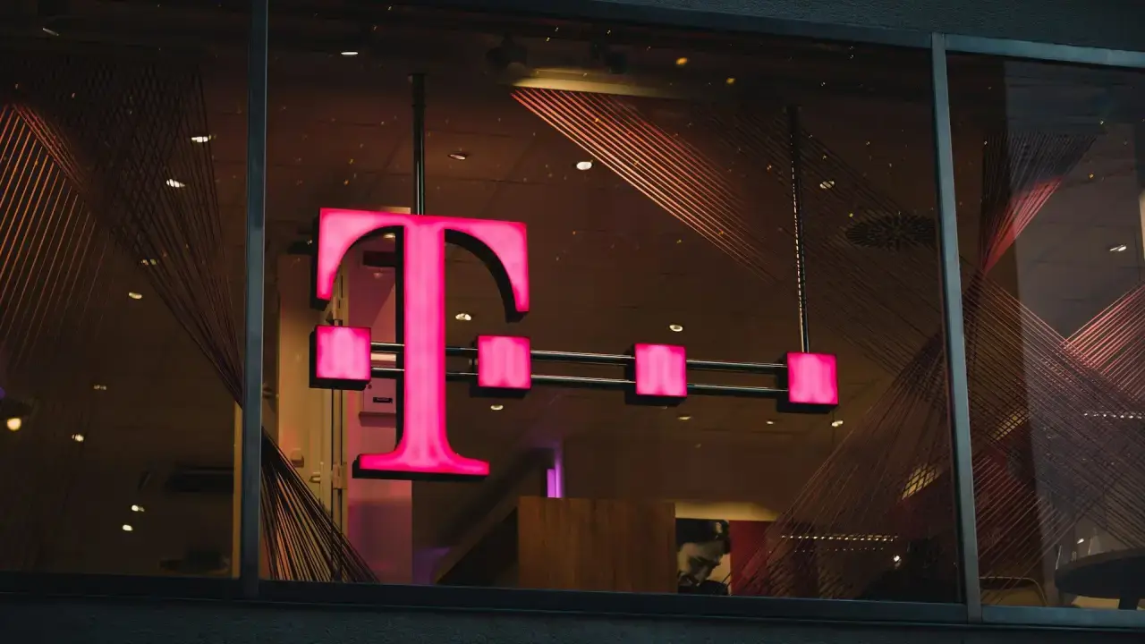 Telekom Logo LED-Licht