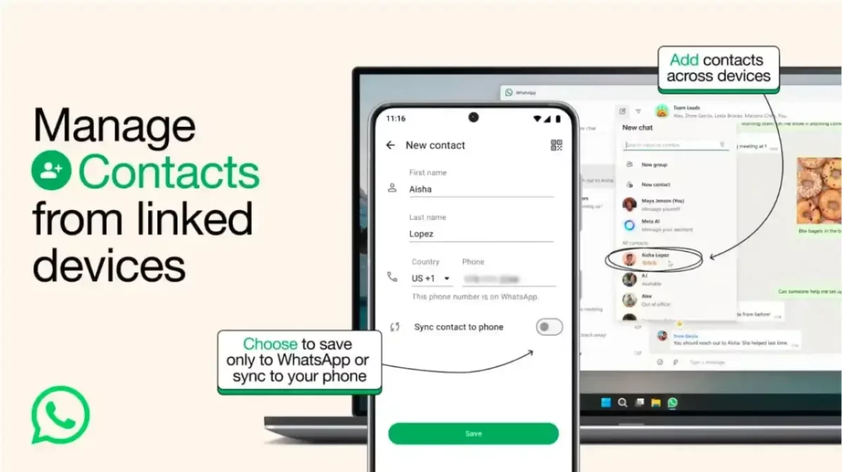 WhatsApp Manage Contacts