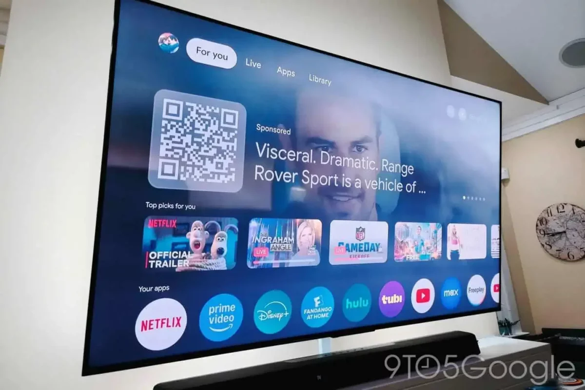 Google TV Ads QR Codes