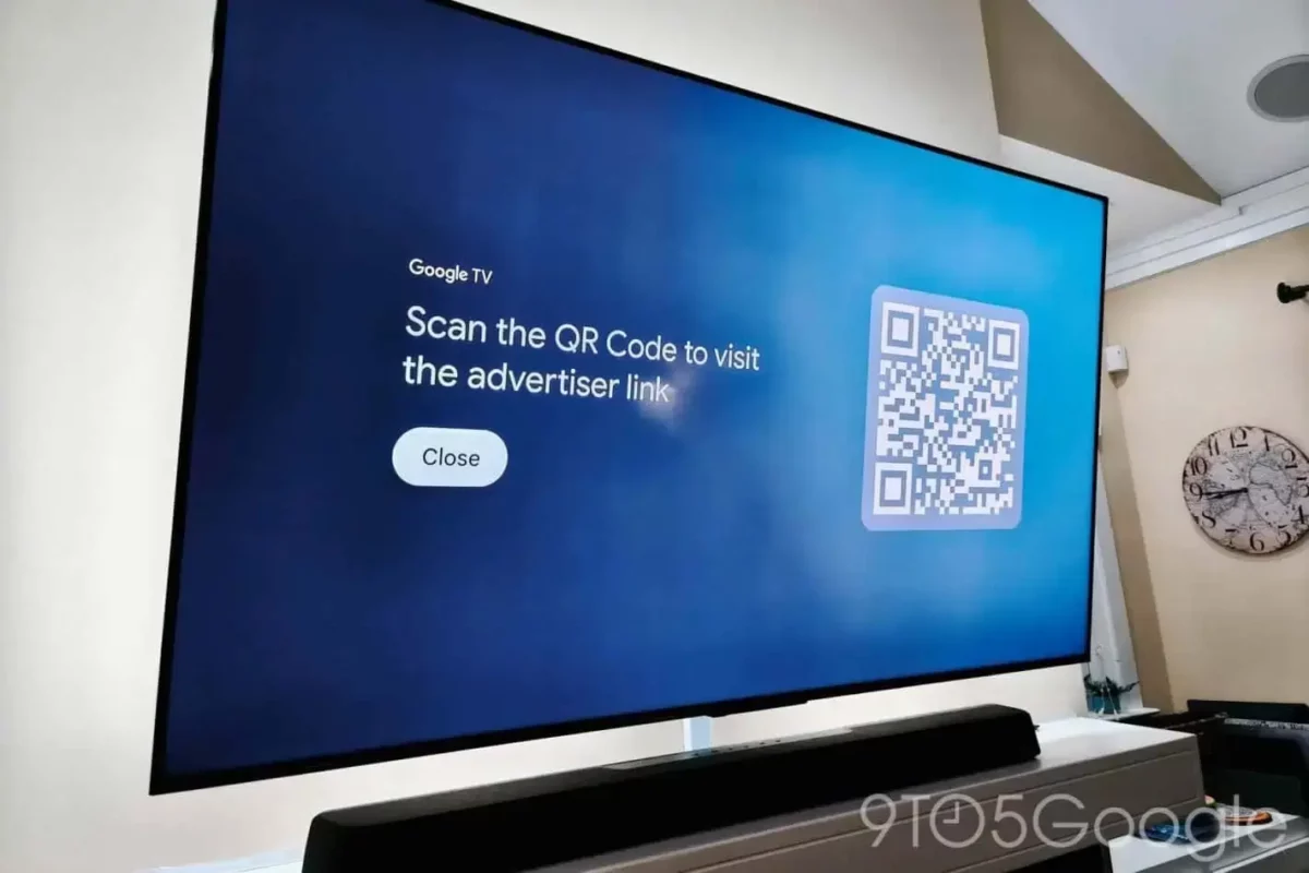 Google TV Ads QR Codes