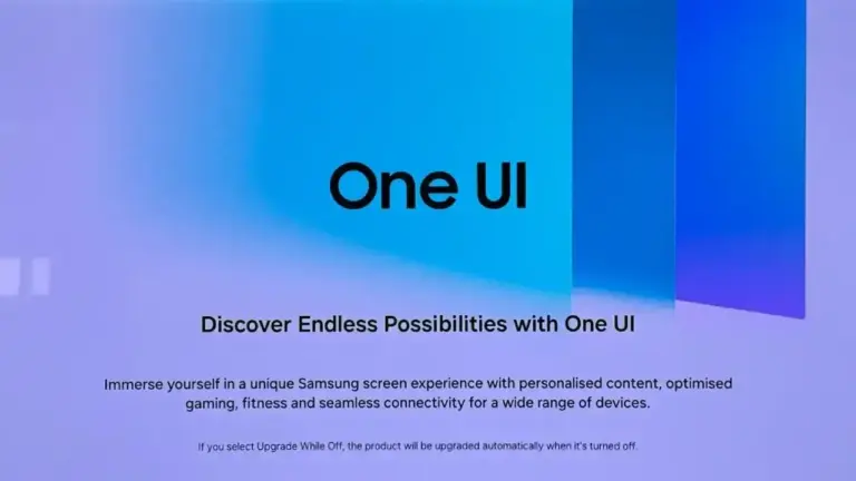 Samsung TV One UI Update