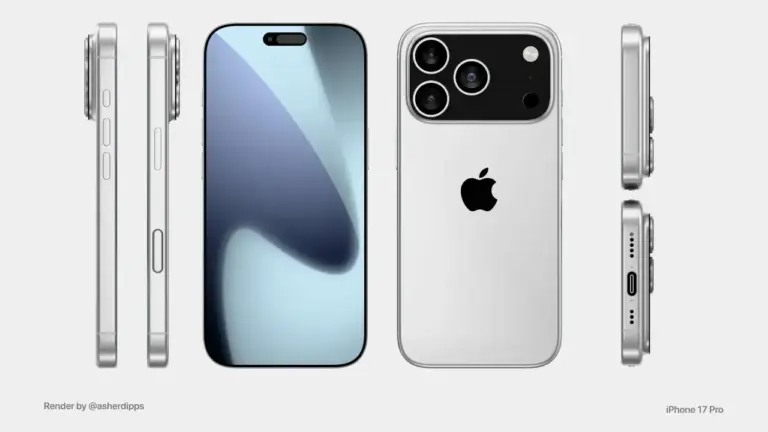 Apple iPhone 17 Pro render