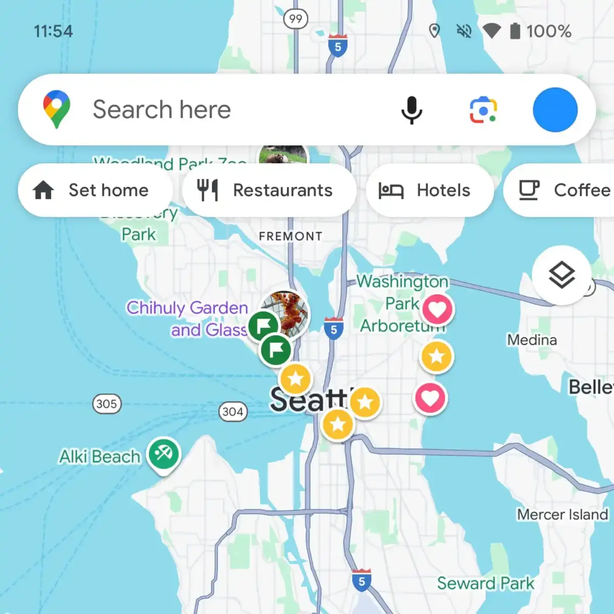 Google Maps pins