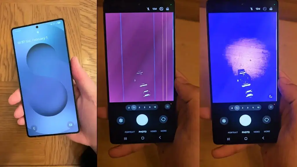 Samsung Galaxy S25 Ultra screen glitch